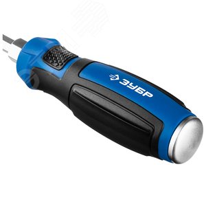 Отвертка ударная, сквозной Cr-V стержень, PH2X100 мм, усилитель под ключ, магнитный наконечник, двухкомп. рукоятка, Профессионал, ''УДАРНИК'' - фото 2