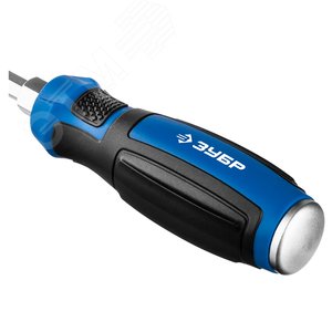 Отвертка ударная, сквозной Cr-V стержень, PH3X150 мм, усилитель под ключ, магнитный наконечник, двухкомп. рукоятка, Профессионал, ''УДАРНИК'' - фото 2