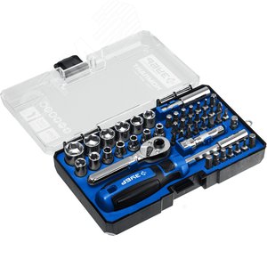 Компакт-47 набор: отвертка-битодержатель с насадками 47 шт - фото 1