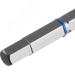 Биты ''Профессионал'' торсионные кованые, обточенные, хромомолибденовая сталь, HEX6, 2шт - фото 2