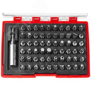 Изображение товара Набор ''Мастер'': Биты ''МХ-61'', Cr-V в боксе (шт)