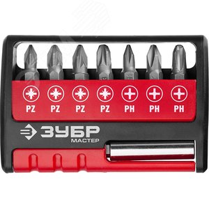 Набор бит ''МХ-8'', CR-V, с адаптером 8 шт. - фото 1