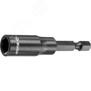 Бита ударная с торцевой головкой удлиненная, 8 мм, 60 мм - фото 2