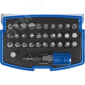 Набор бит ''ПРО-32'', CR-Mo, в боксе 32 шт - фото 2