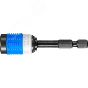 Адаптер ударный для бит с мех. фиксатором, 60 мм, - фото 1