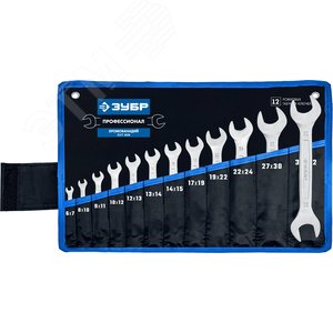 Набор рожковых гаечных ключей 12 шт, 6 - 32 мм, - фото 1