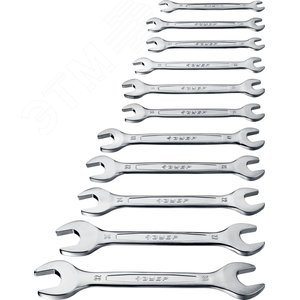 Набор рожковых гаечных ключей 12 шт, 6 - 32 мм, - фото 2