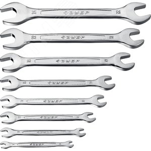 Набор рожковых гаечных ключей 8 шт, 6 - 24 мм, - фото 2