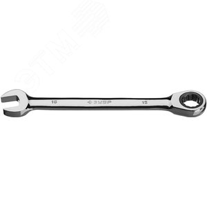 Ключ гаечный комбинированный трещоточный 15 мм - фото 2