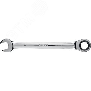 Ключ гаечный комбинированный трещоточный 17 мм - фото 2