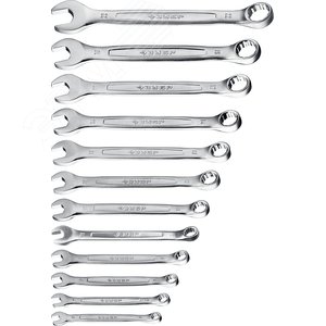 Набор комбинированных гаечных ключей 12 шт, 6 - 22 мм, - фото 2