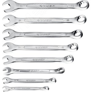 Набор комбинированных гаечных ключей 8 шт, 6 - 17 мм, - фото 2