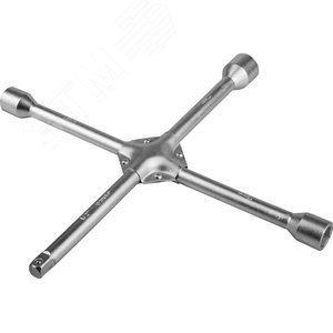 Изображение товара Ключ-крест ''ЭКСПЕРТ'' автомобильный оцинкованный усиленный, 17-19-22-1/2'' (шт)