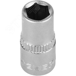 Изображение товара Головка торцовая ''Мастер'' (1/4''), Cr-V, FLANK, хроматированное покрытие, 7мм (шт)