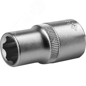 Изображение товара Торцовая головка ''Мастер'' (1/2''), Cr-V, SUPER LOCK, хроматированное покрытие, 12 мм (шт)