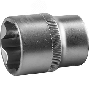 Изображение товара Торцовая головка ''Мастер'' (1/2''), Cr-V, SUPER LOCK, хроматированное покрытие, 22 мм (шт)