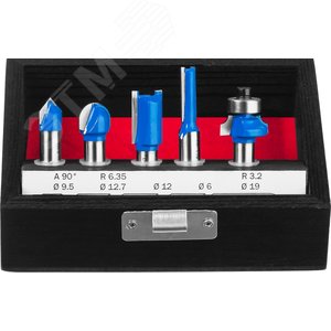 Набор профильных фрез по дереву 5шт - фото 2