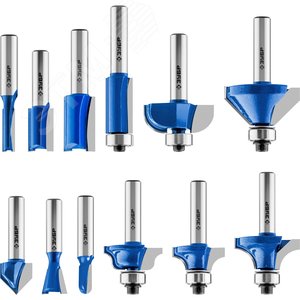 Набор профильных фрез по дереву 12шт - фото 1