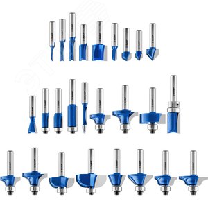 Изображение товара Набор профильных фрез по дереву 26шт (набор)
