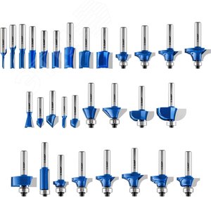 Изображение товара Набор профильных фрез по дереву 30шт (набор)