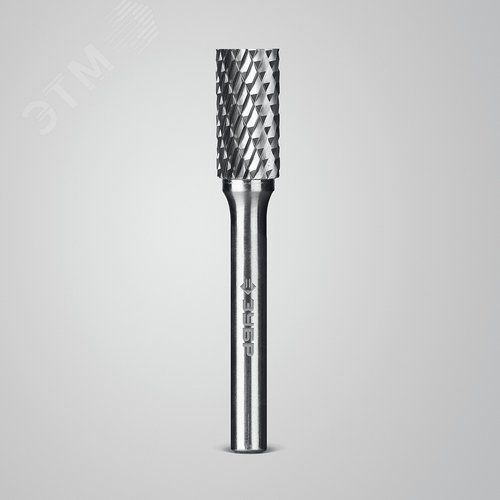 Борфреза твердосплавная, ПРОФЕССИОНАЛ тип А цилиндр с гладким торцом, 10х20 мм, хвостовик 6 мм - фото 2