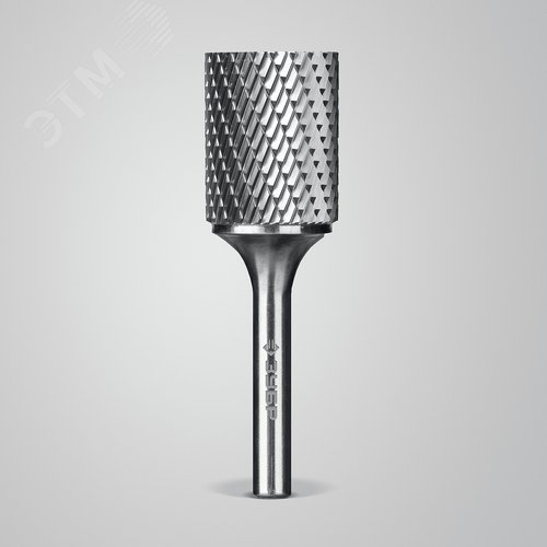 Борфреза твердосплавная, ПРОФЕССИОНАЛ тип А цилиндр с гладким торцом, 20х25 мм, хвостовик 6 мм - фото 2