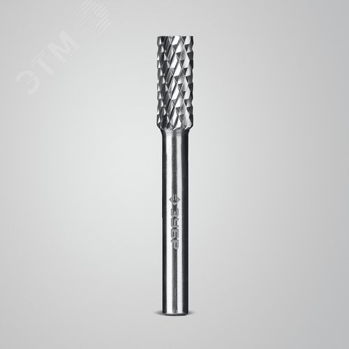 Борфреза твердосплавная, ПРОФЕССИОНАЛ тип А цилиндр с гладким торцом, 8х20 мм, хвостовик 6 мм - фото 2