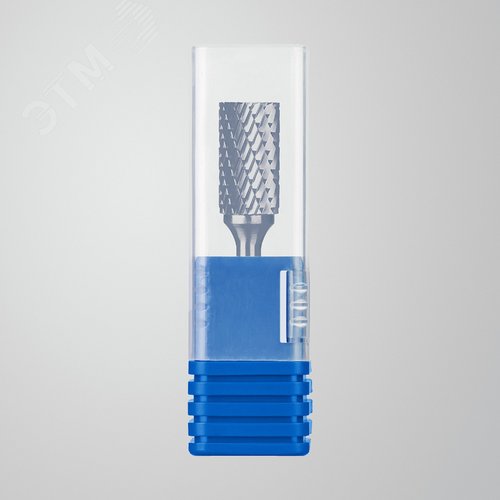 Борфреза твердосплавная, ПРОФЕССИОНАЛ тип B цилиндр с торцевыми зубьями, 14х25 мм, хвостовик 6 мм - фото 3