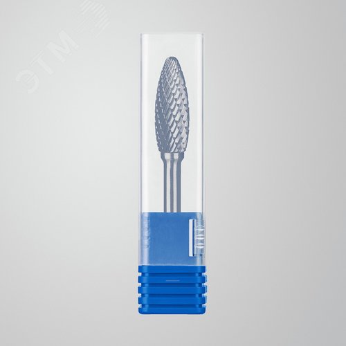 Борфреза твердосплавная, ПРОФЕССИОНАЛ тип H пламя, радиус 2.5 мм, 12х32 мм, хвостовик 6 мм - фото 3