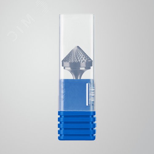 Борфреза твердосплавная, ПРОФЕССИОНАЛ тип K зенкер с вершиной 90°, 25х12 мм, хвостовик 6 мм - фото 3