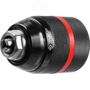 Изображение товара Патрон ударный цельнометаллический быстрозажимной ''ПРОФИ'' 13 мм, посадочная резьба 1/2'', с фиксатором зажима сверла Д 2,0-13мм (шт)