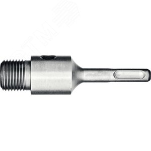 Державка для бур коронки с хвостовиком SDS Plus, L-100мм,резьба М22,конусное крепление центрир сверла - фото 1