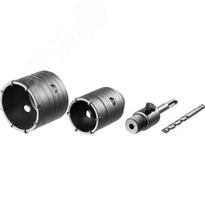 Набор коронок по бетону с оснасткой, d = 50, 68 мм, кейс, Мастер 29211-H2 - фото 1