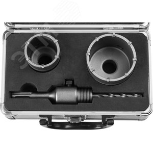 Набор коронок по бетону с оснасткой, d = 50, 68 мм, кейс, Мастер 29211-H2 - фото 2