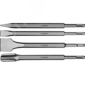 Набор зубил 250 мм ПРОФЕССИОНАЛ БУРАН SDS-Max , 4 шт - фото 1