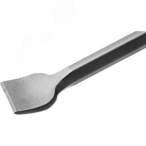 Зубило плоское изогнутое 40x250 мм ПРОФЕССИОНАЛ БУРАН SDS-Max - фото 2