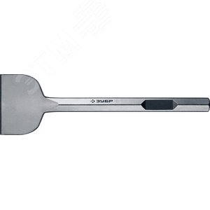 Зубило лопаточное 125x400 мм HEX 28, БУРАН - фото 1