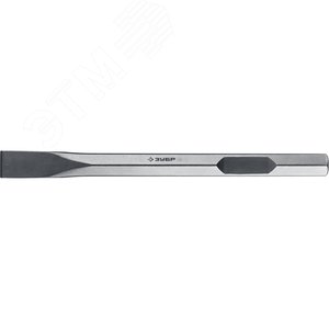 Зубило плоское 35x400 мм HEX 28, БУРАН - фото 1