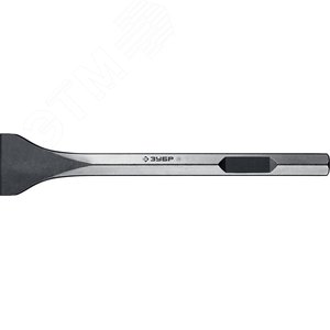 Зубило лопаточное 80x400 мм HEX 28, БУРАН - фото 1