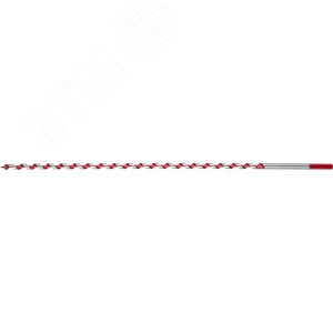 Сверло левиса по дереву 8X450/360мм, шестигранный хвостовик - фото 1