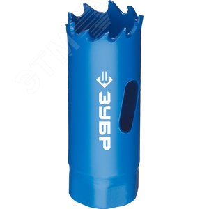 Изображение товара Коронка биметаллическая 19мм, быстрорежущая сталь (шт)