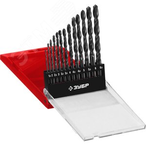 Набор сверл по металлу, сталь Р4М2, класс В МАСТЕР 13шт(1.5-6.5мм) - фото 1