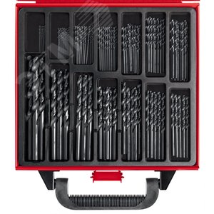 Набор сверл по металлу, сталь Р4М2, класс В, мет.бокс МАСТЕР 99шт(1-10мм) - фото 2