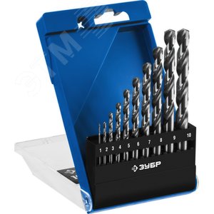 Набор сверл по металлу сталь Р6М5 класс А, ПРОФ-А 10шт(1-10мм) - фото 1