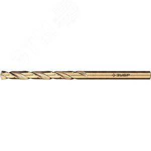 Изображение товара Сверло по металлу, 4.2х75мм, сталь Р6М5К5, класс А, кобальт (шт)