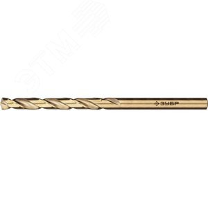 Изображение товара Сверло по металлу, 4.0х75мм, сталь Р6М5К5, класс А, кобальт (шт)