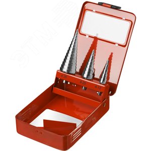 Изображение товара Набор сверл ступенчатых, 3 шт., 4-30мм, (набор)