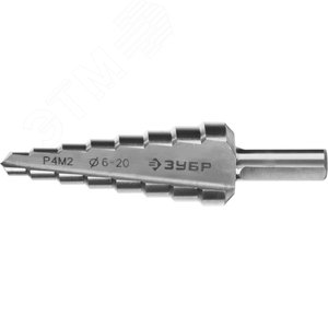 Сверло ступенчатое 6-20мм, 8 ступеней - фото 1