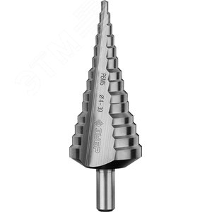 Изображение товара Сверло ступенчатое, 4-39мм, 14 ступеней, , серия Профессионал (шт)