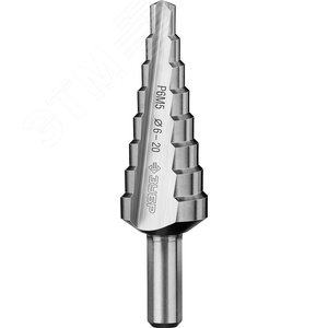 Сверло ступенчатое, 6-20мм, 8 ступеней, , серия Профессионал - фото 1